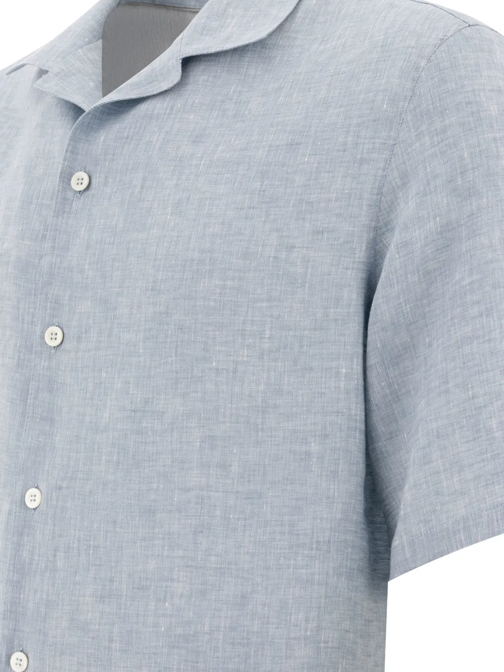 Short-Sleeved Button-Up Shirt