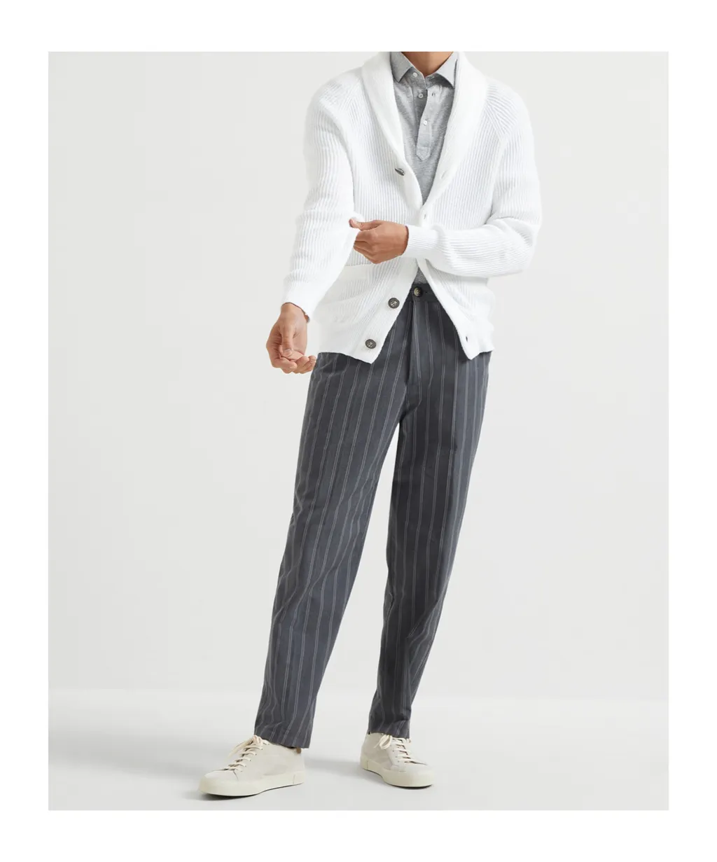 Layered Button-Up Polo Shirt
