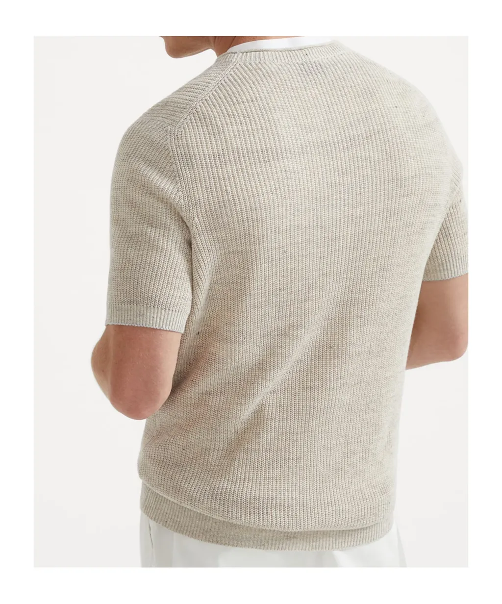 Half English Rib Knit T-Shirt