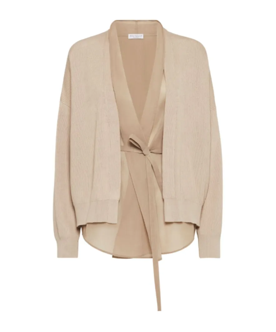 Layered Knit Cardigan