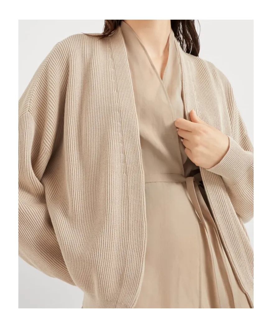 Layered Knit Cardigan