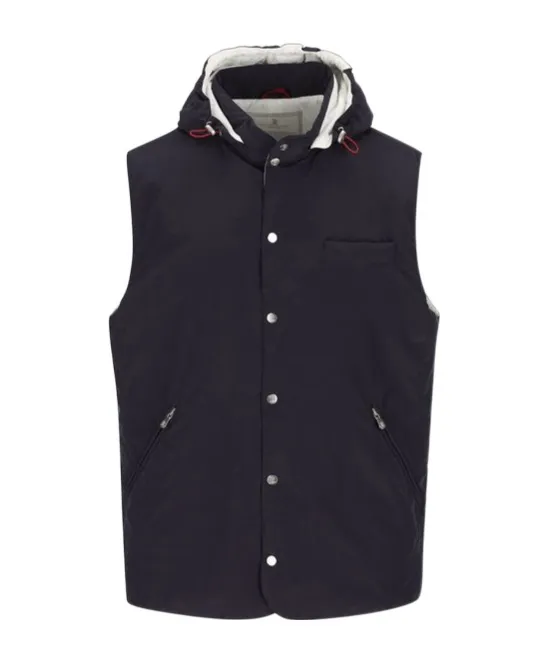 Water-Resistant Hooded Gilet