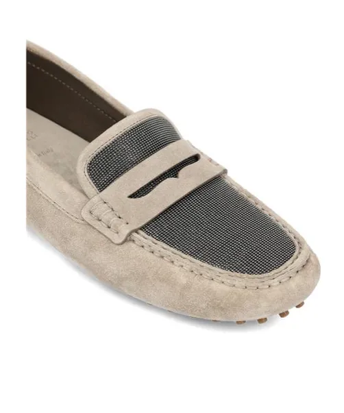 Embellished Slip-On Loafers