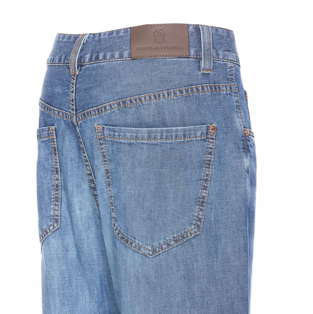 Logo Patch Boyfriend Jeans