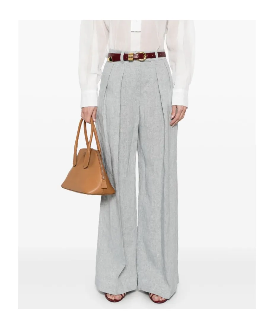 Sparkling Sartorial Wide Trousers