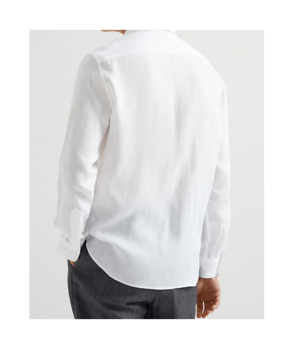 Buttoned Long-Sleeved Shirt