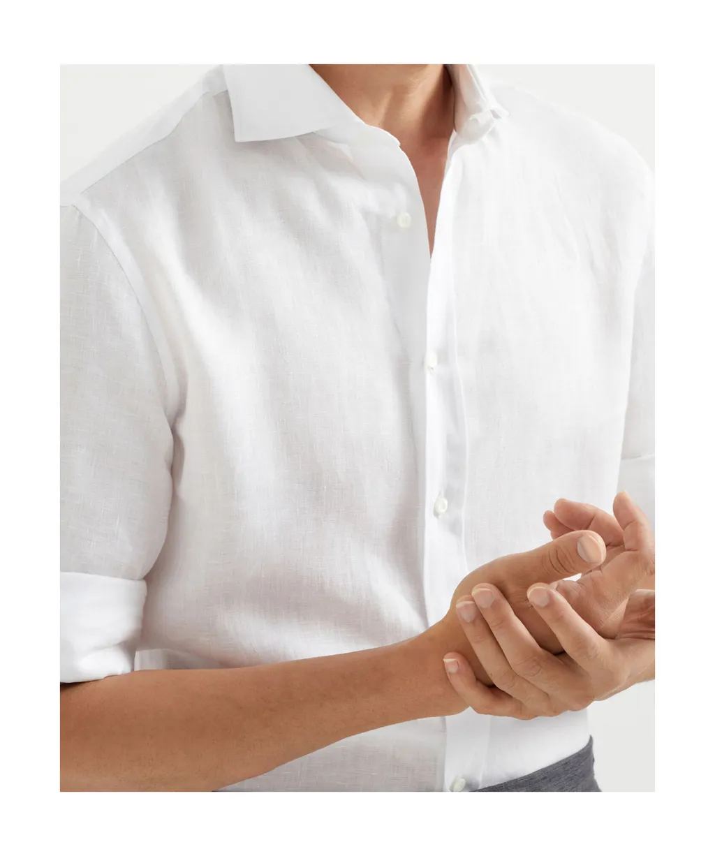 Buttoned Long-Sleeved Shirt
