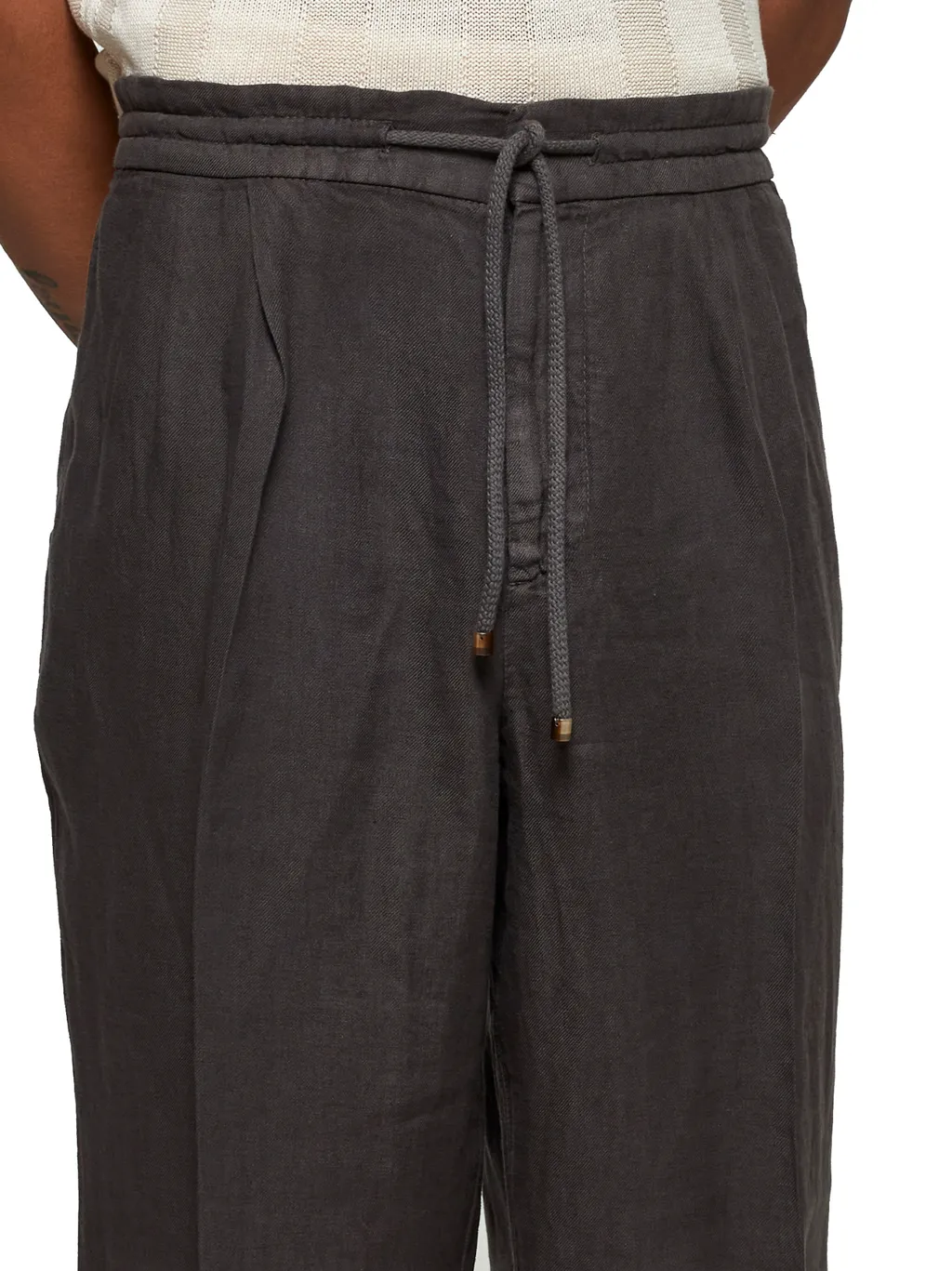 Elasticated Waistband Drawstring Pants