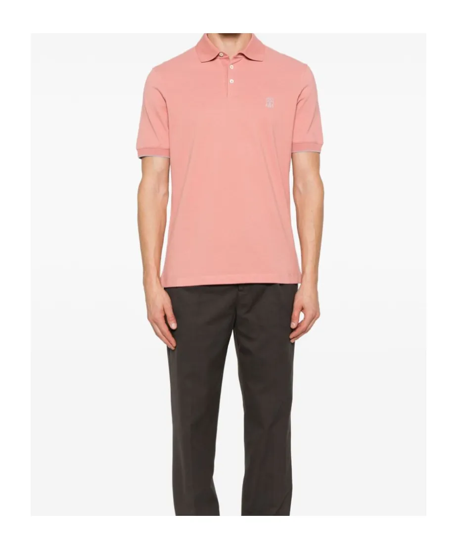 Logo Detailed Short-Sleeved Polo Shirt