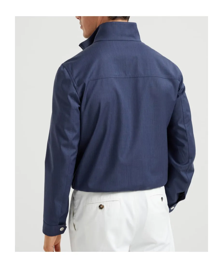 Zipped Bomber Jacket