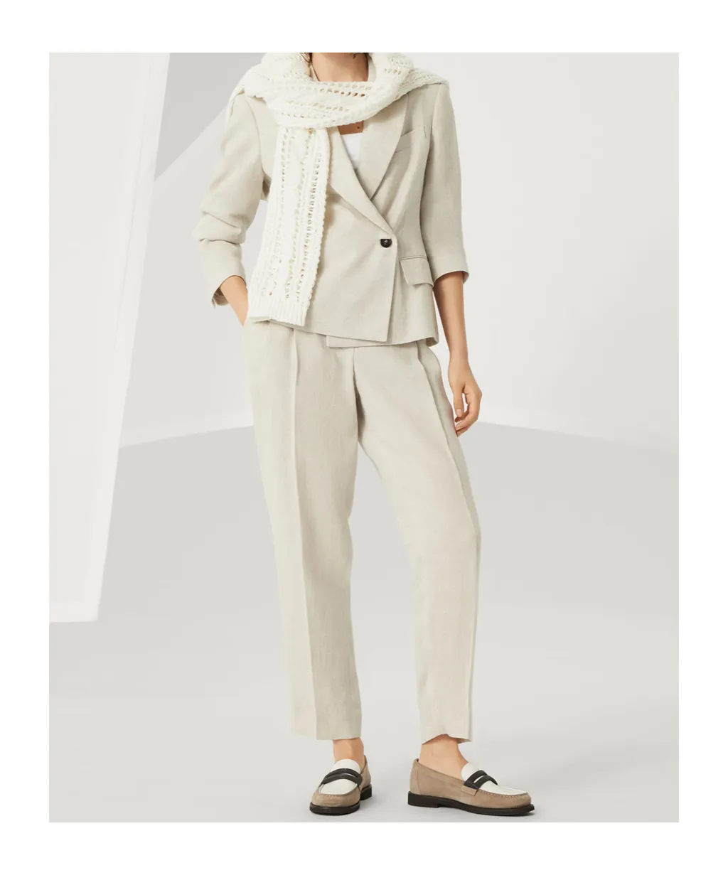 Monili Embellished Sparkling Slouchy Trousers