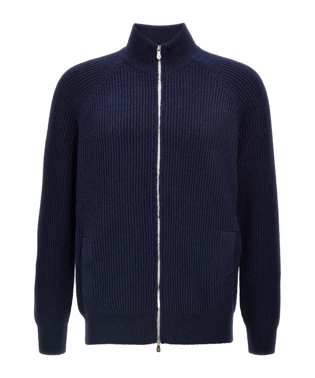 Malfilé English Rib Cardigan