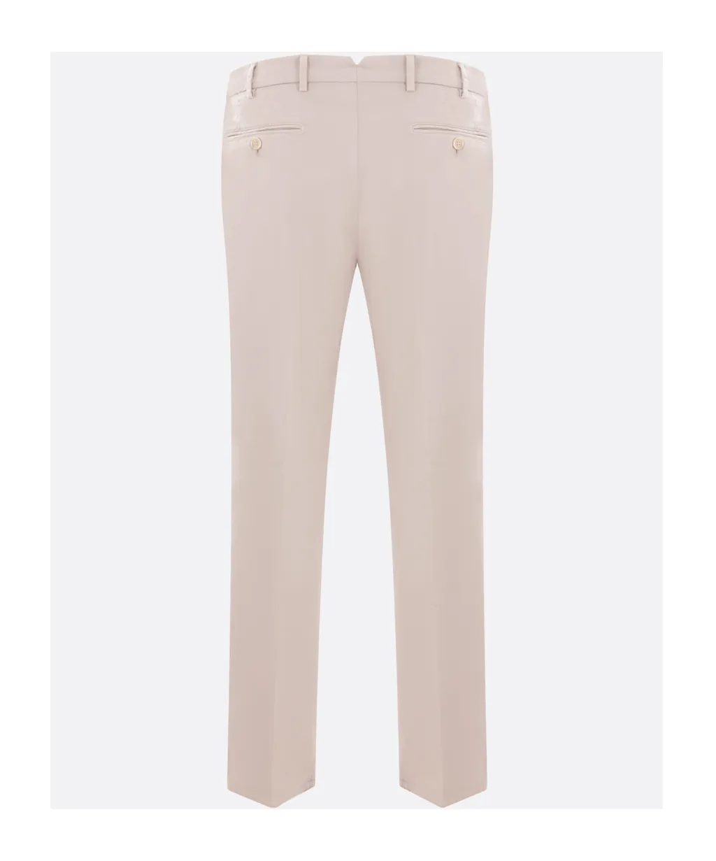 Italian-Fit Gabardine Trousers