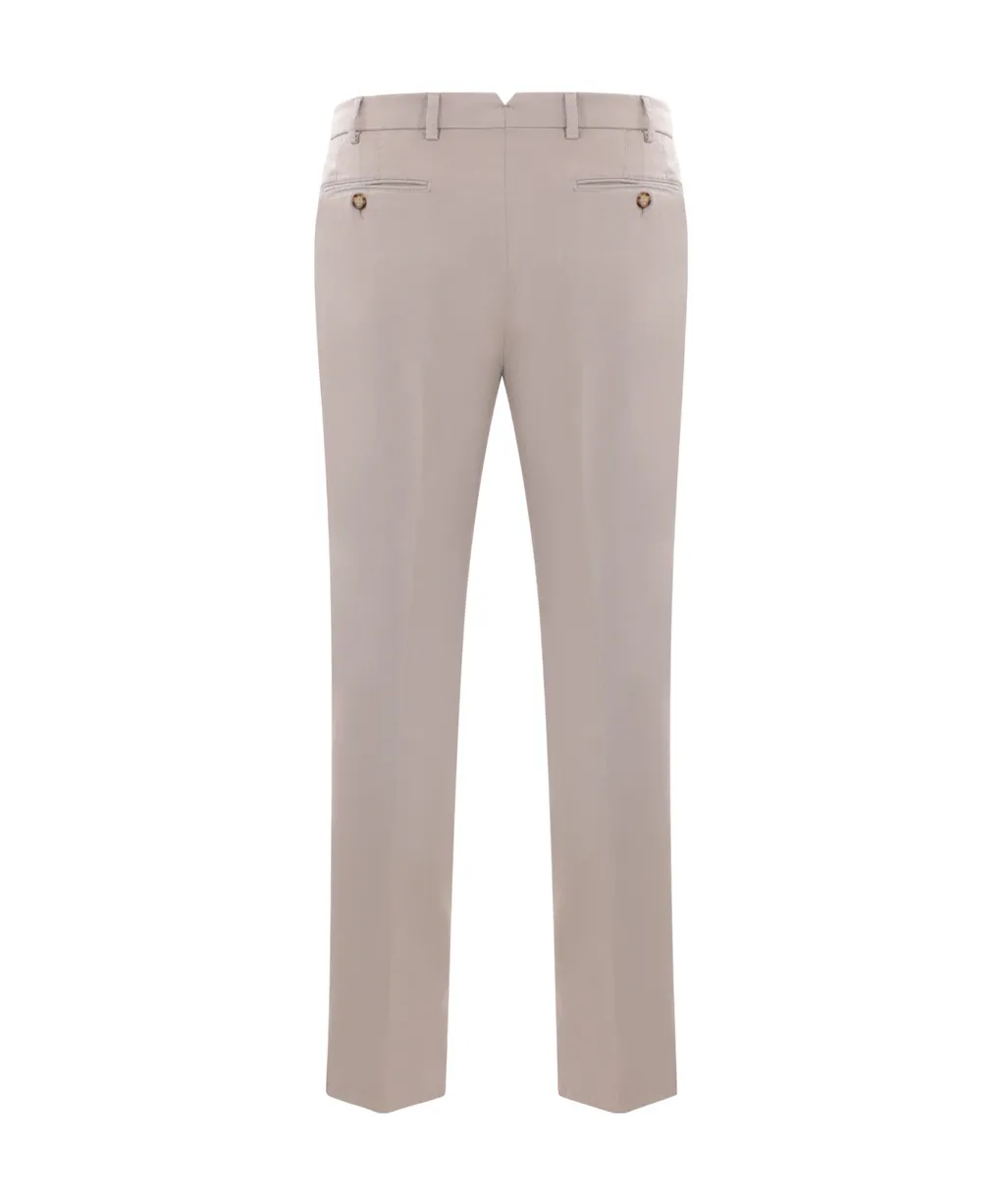 Italian-Fit Gabardine Trousers