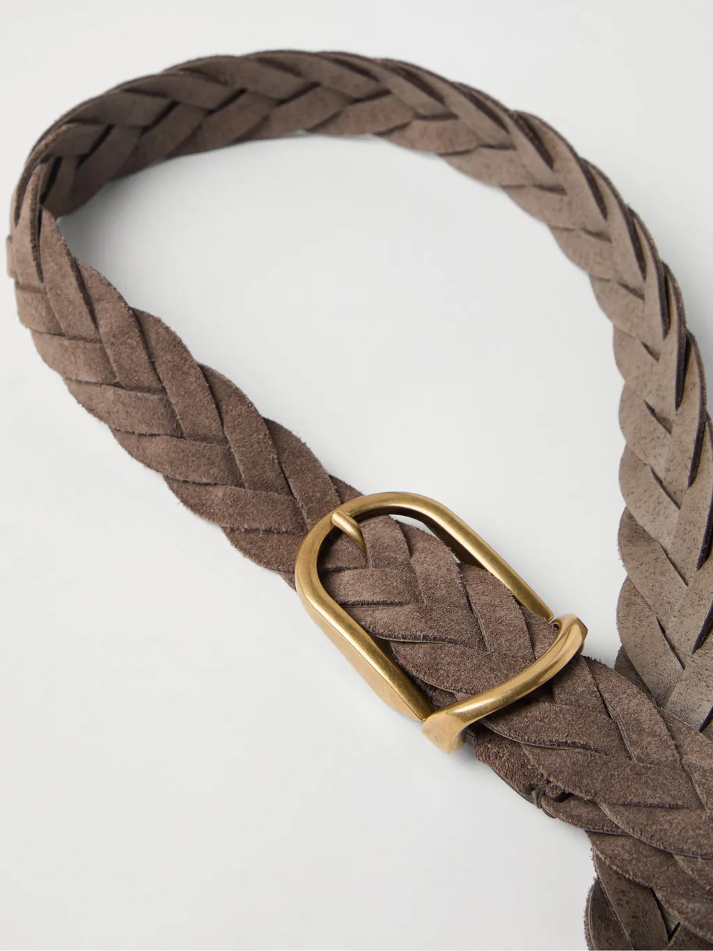 Braid Detailed Buckled Belt