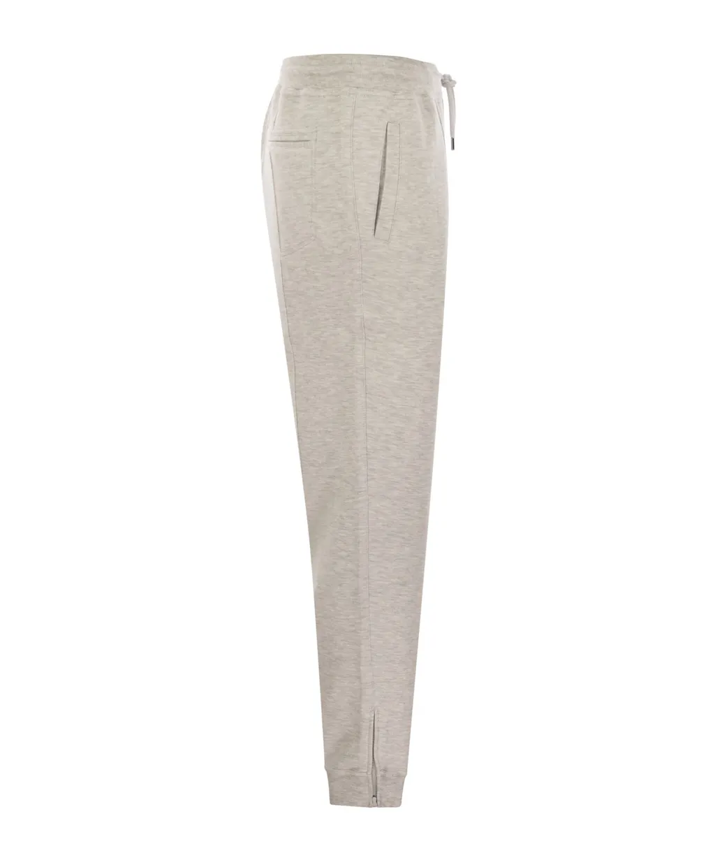 Drawstring Tapered Leg Track Pants