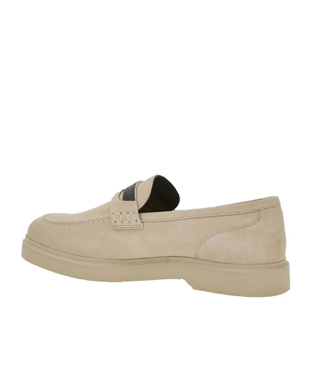 Embellished Almond Toe Loafers