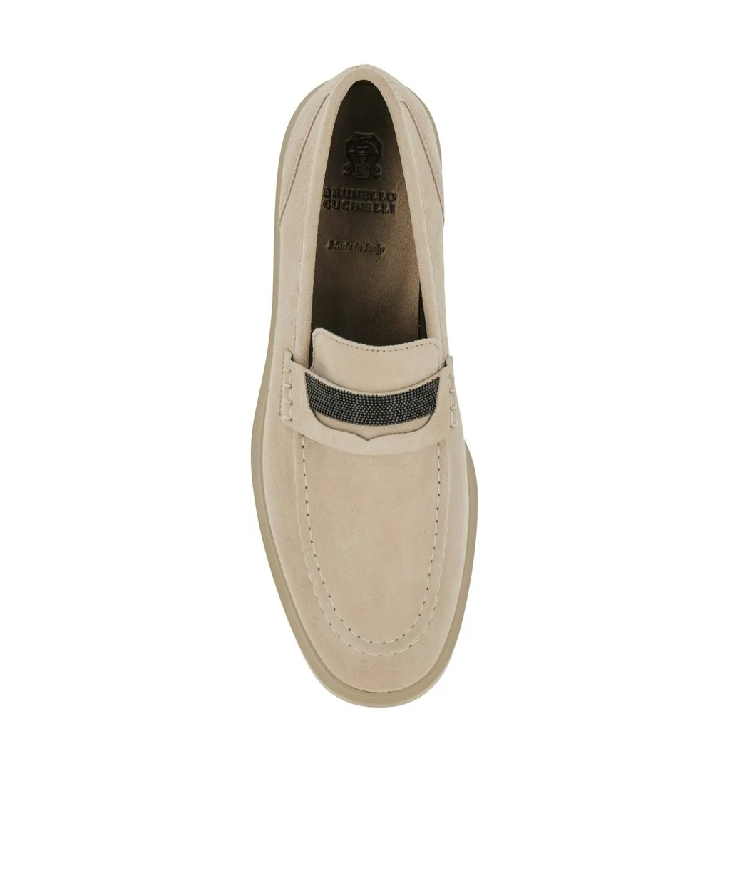 Embellished Almond Toe Loafers