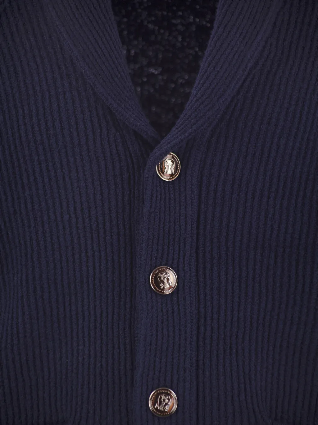 Shawl Lapel Knitted Cardigan