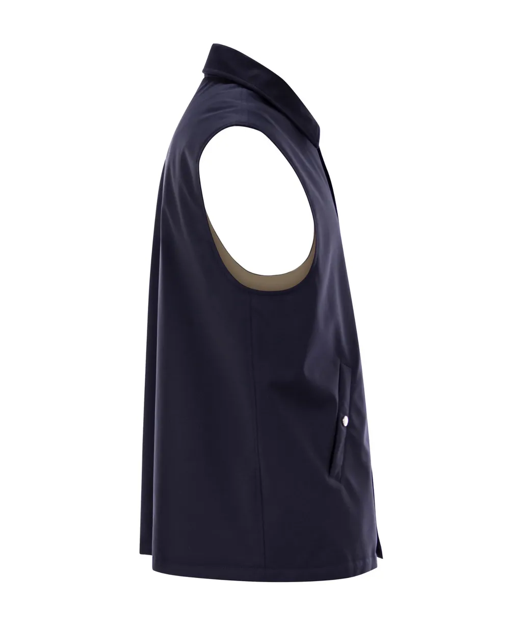 Padded Button-Up Gilet