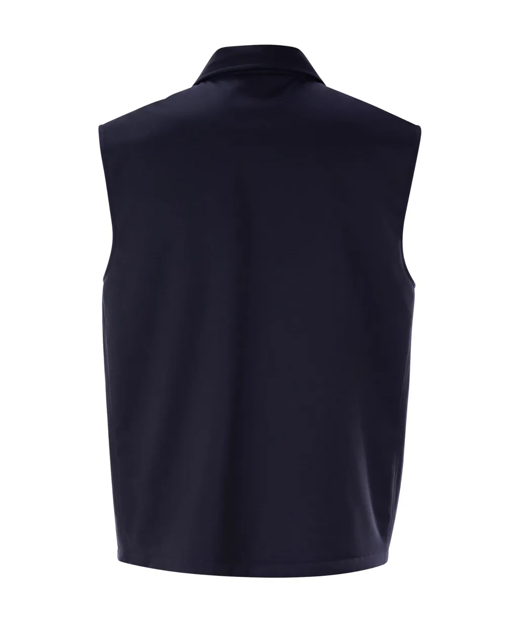 Padded Button-Up Gilet