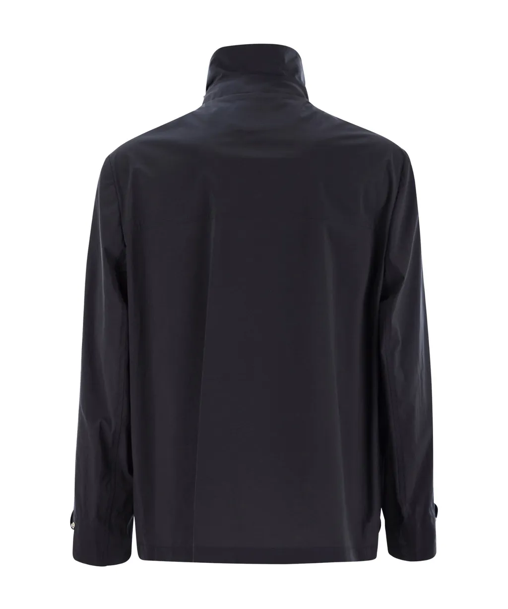 High-Neck Long-Sleeved Jacket