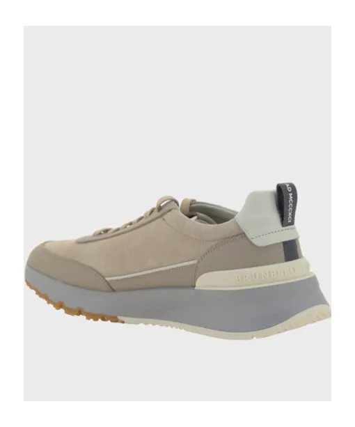 Logo Embossed Lace-Up Sneakers