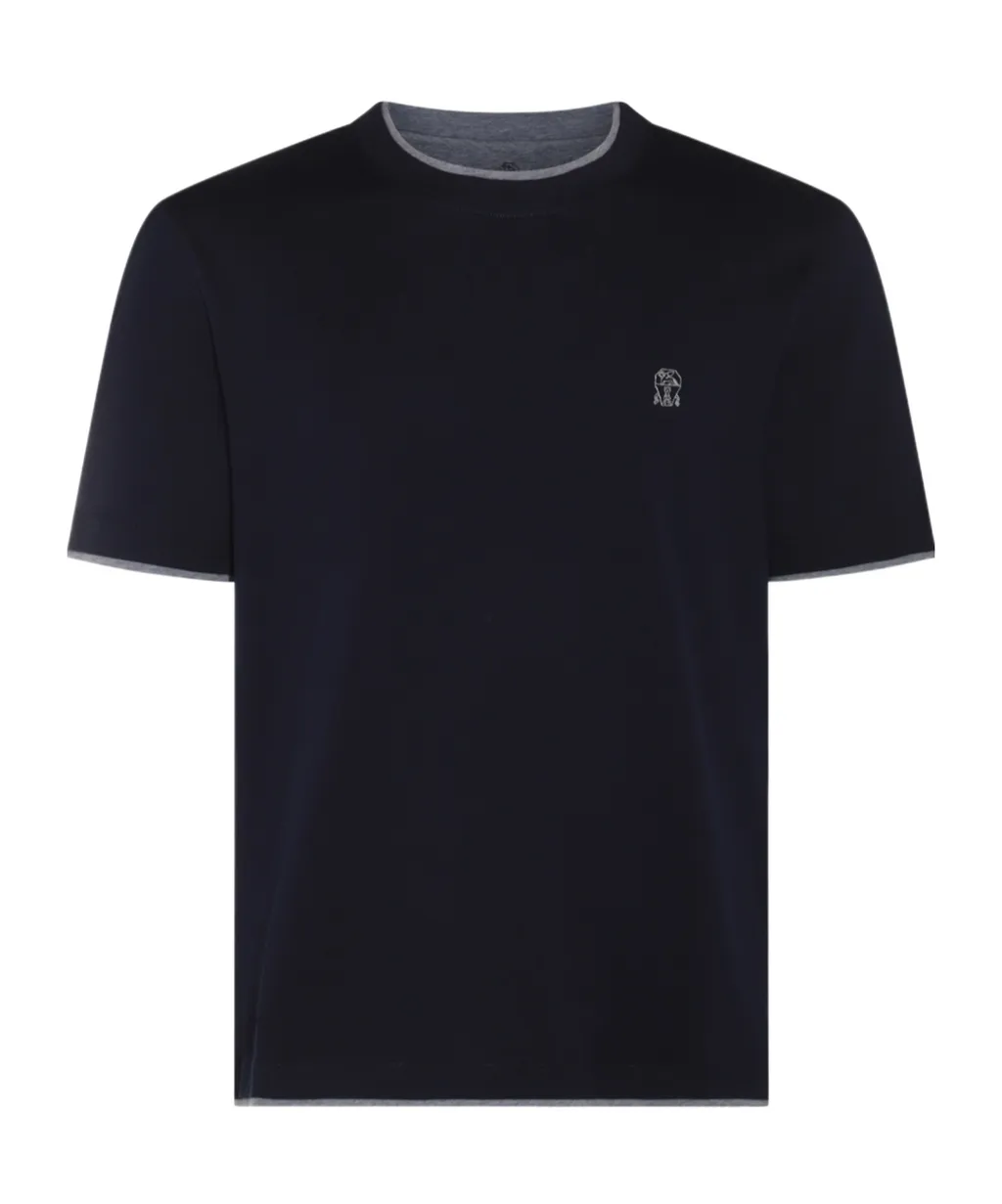 Logo-Embroidered Crewneck T-Shirt