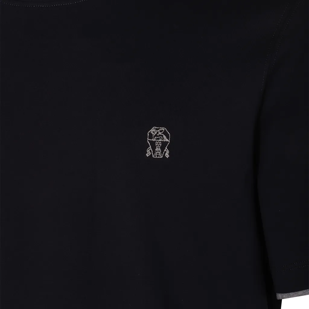 Logo-Embroidered Crewneck T-Shirt