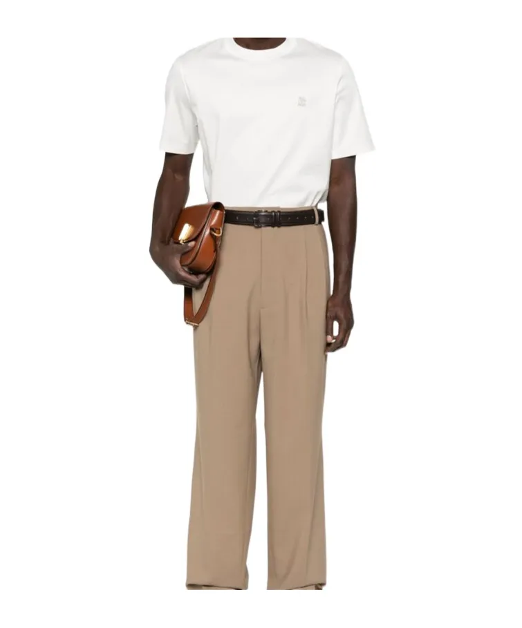 Logo-Embroidered Crewneck T-Shirt