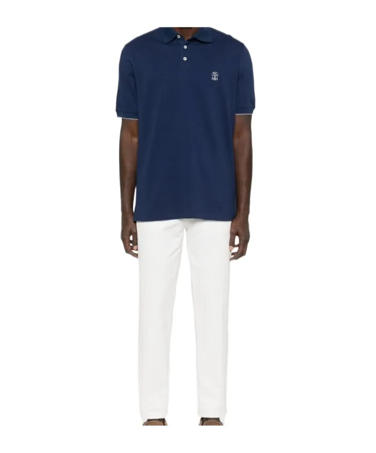 Logo Detailed Short-Sleeved Polo Shirt