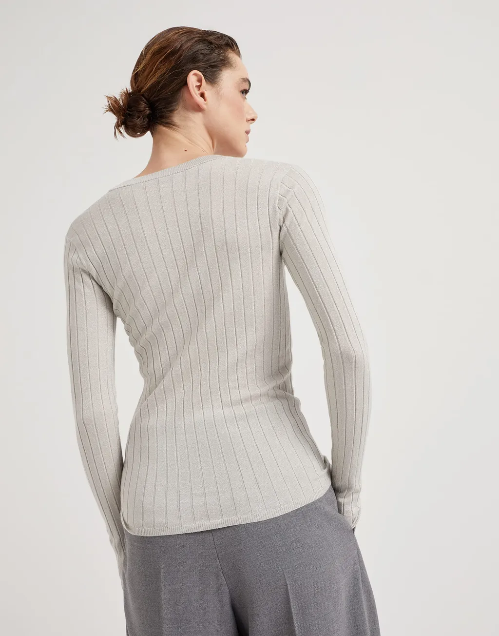Ribbed-Knit Top