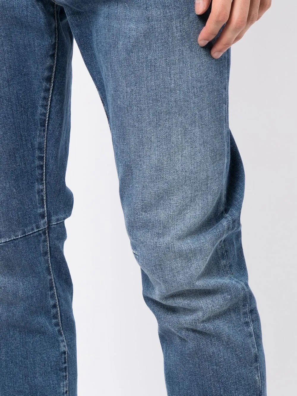 Logo Patch Slim Fit Jeans