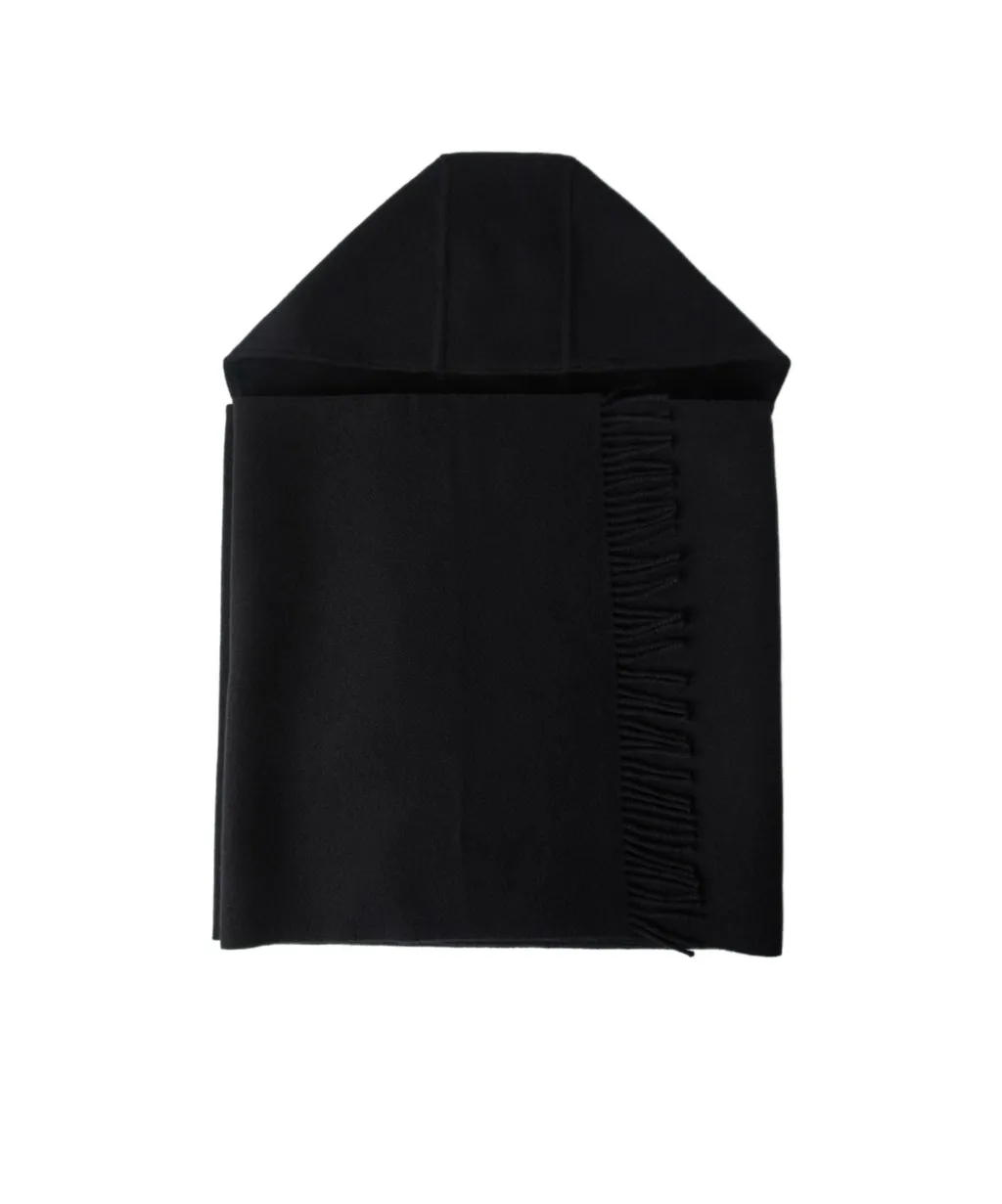 Knitted Fringed Scarf