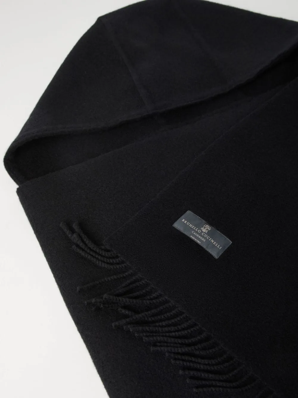 Knitted Fringed Scarf