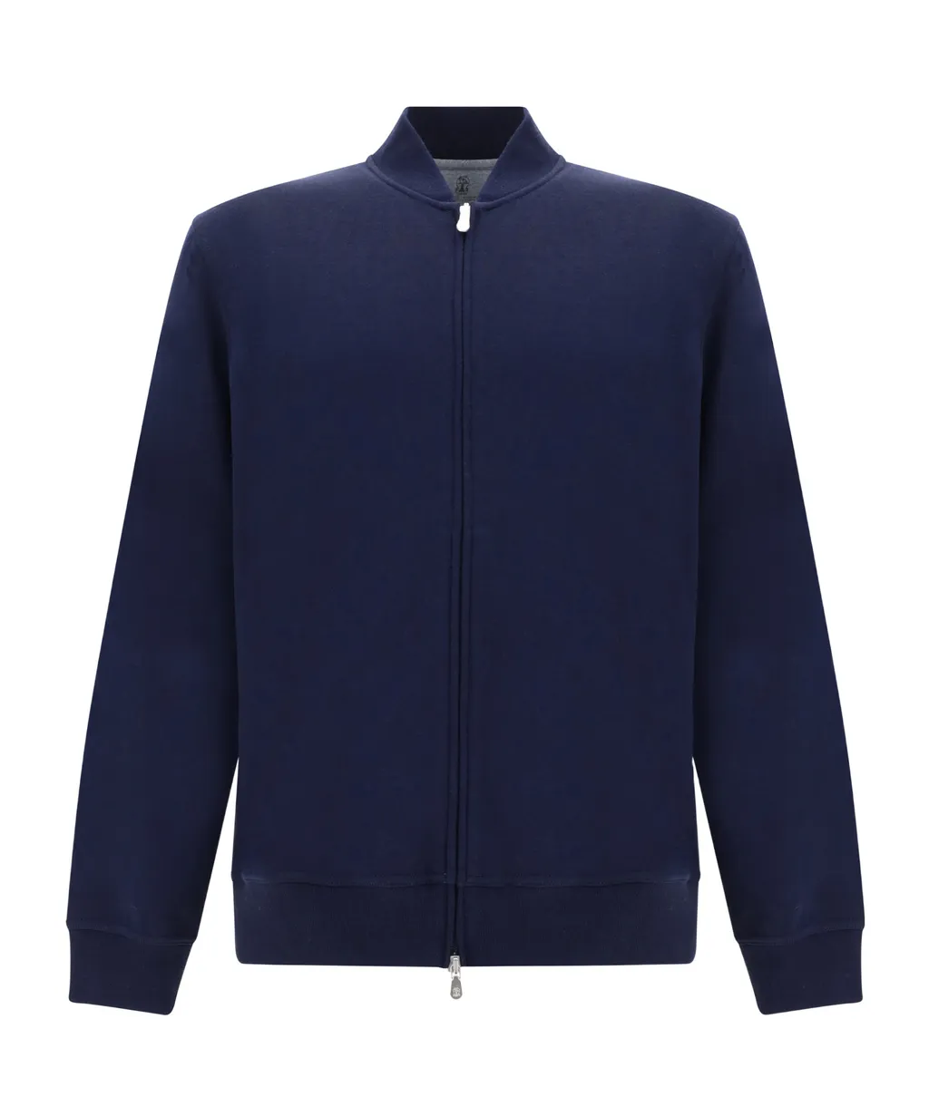 Long Sleeved Zip-Up Sweatshirt