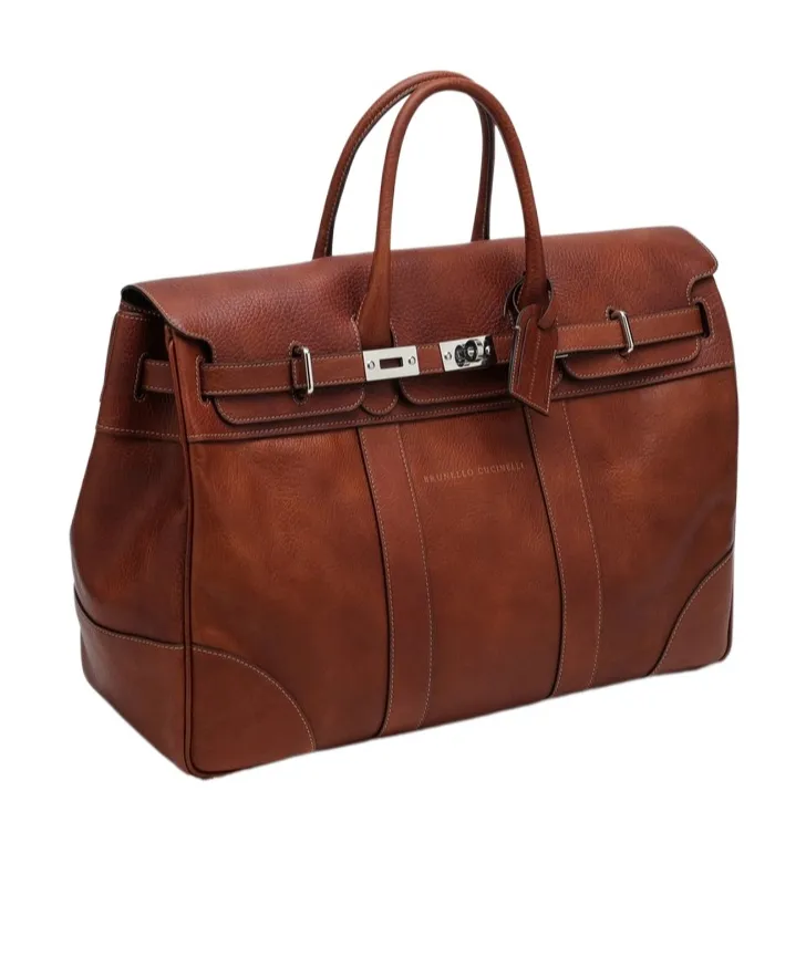 Logo Embossed Tote Bag