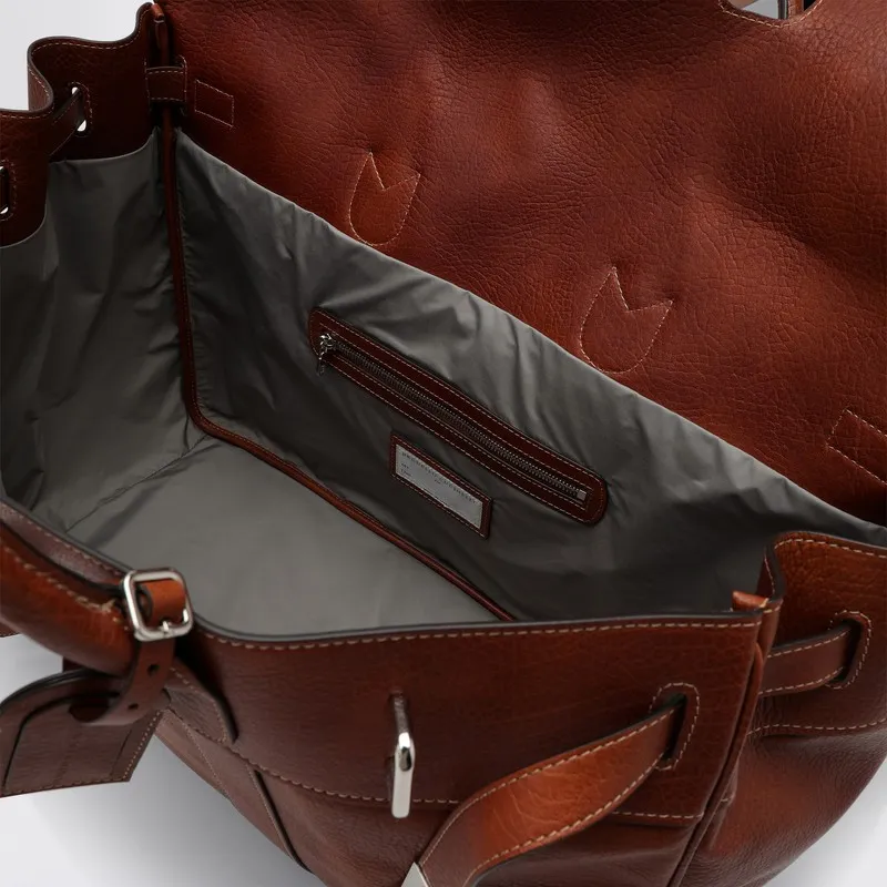 Logo Embossed Tote Bag