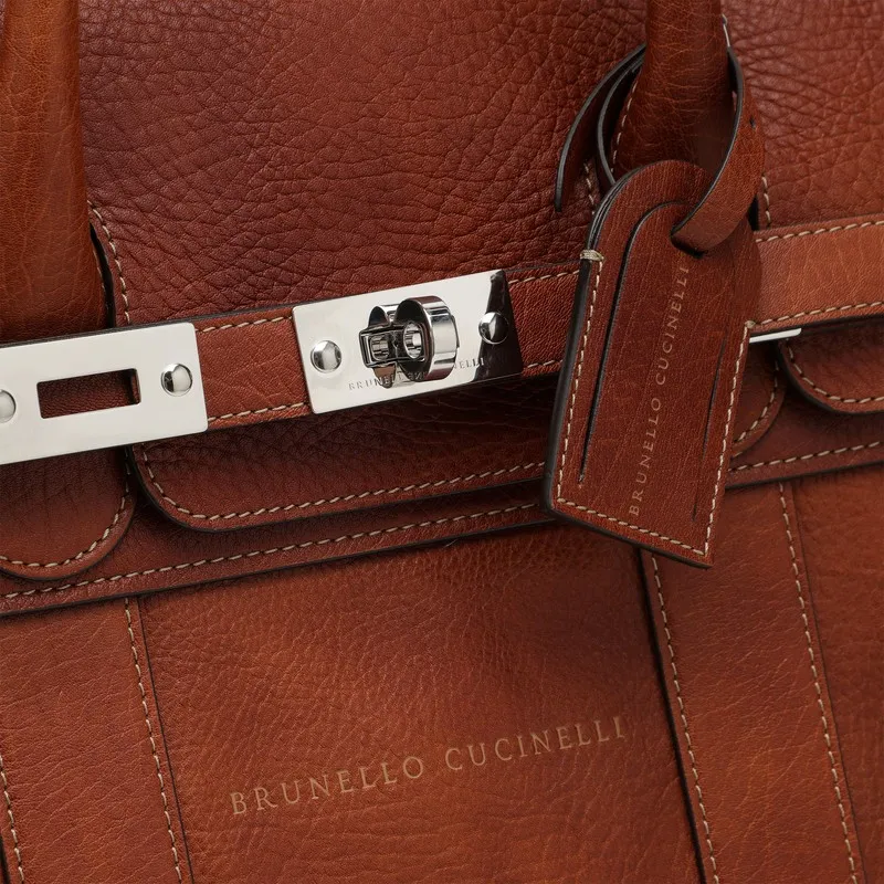 Logo Embossed Tote Bag