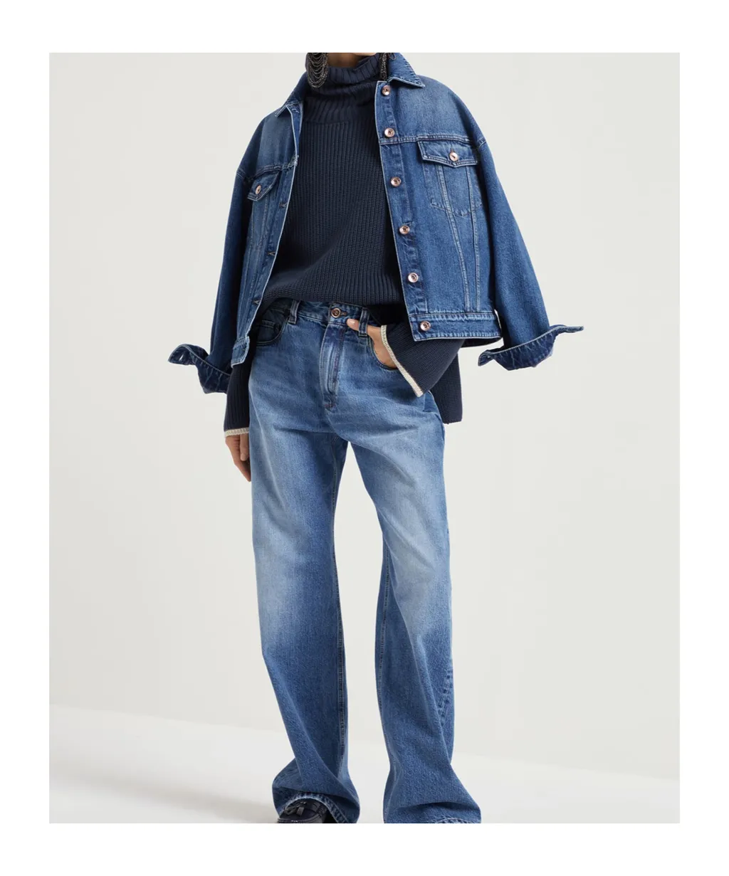 Monili-Chain Poplin Shirt