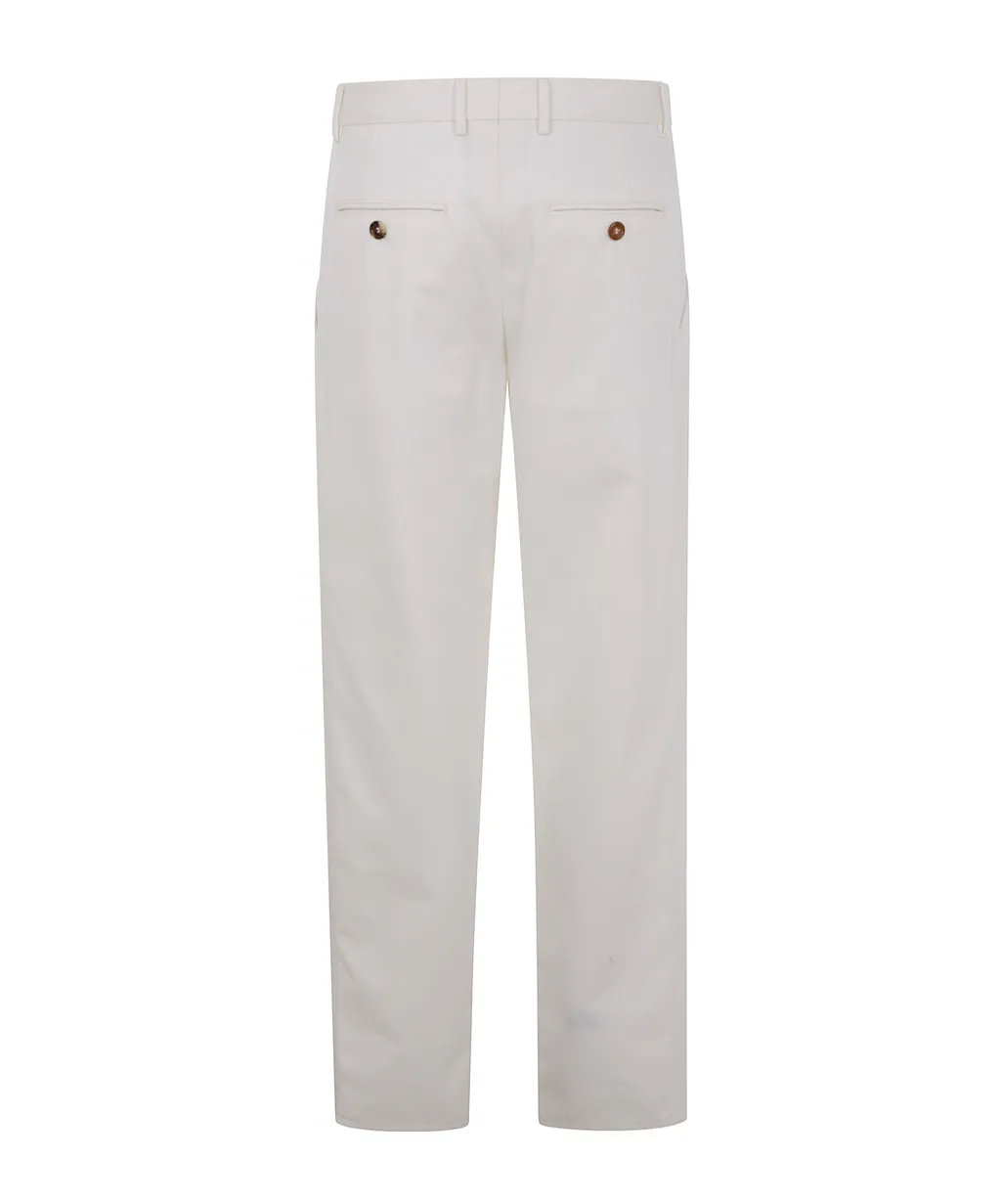 Pleated Chino Trousers