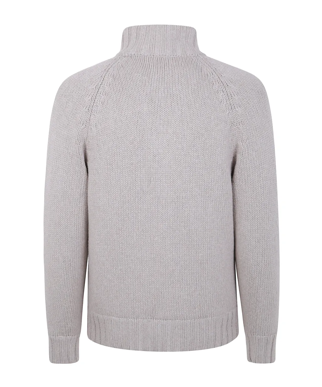 Zip-Up High Neck Jacket