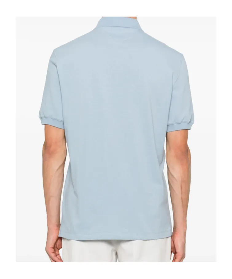 Embroidered Cotton Polo Shirt