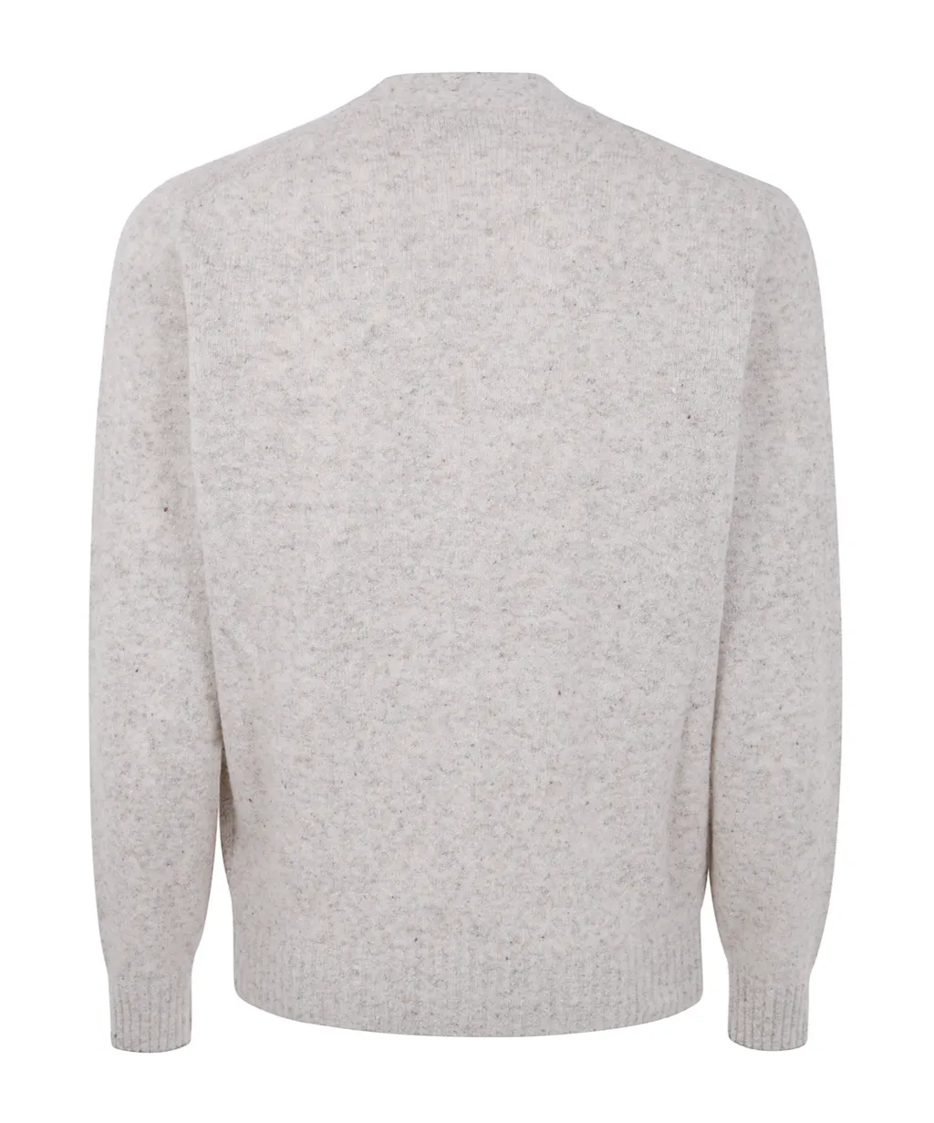 Long-Sleeved Knitted Cardigan
