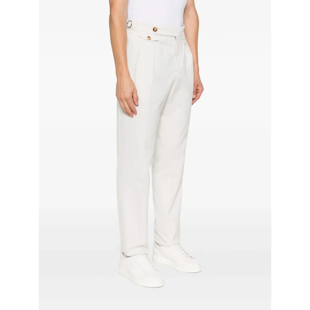 Pleated Button Trousers