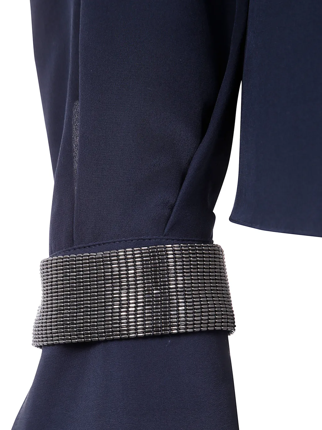 Turtleneck Long-Sleeve Blouse