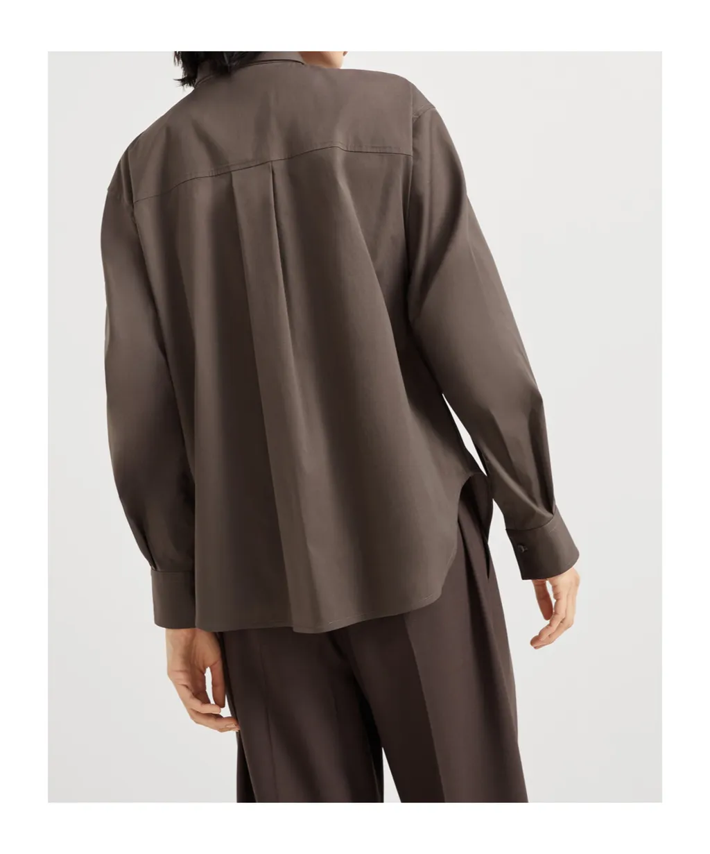 Long-Sleeved Buttoned Shirt