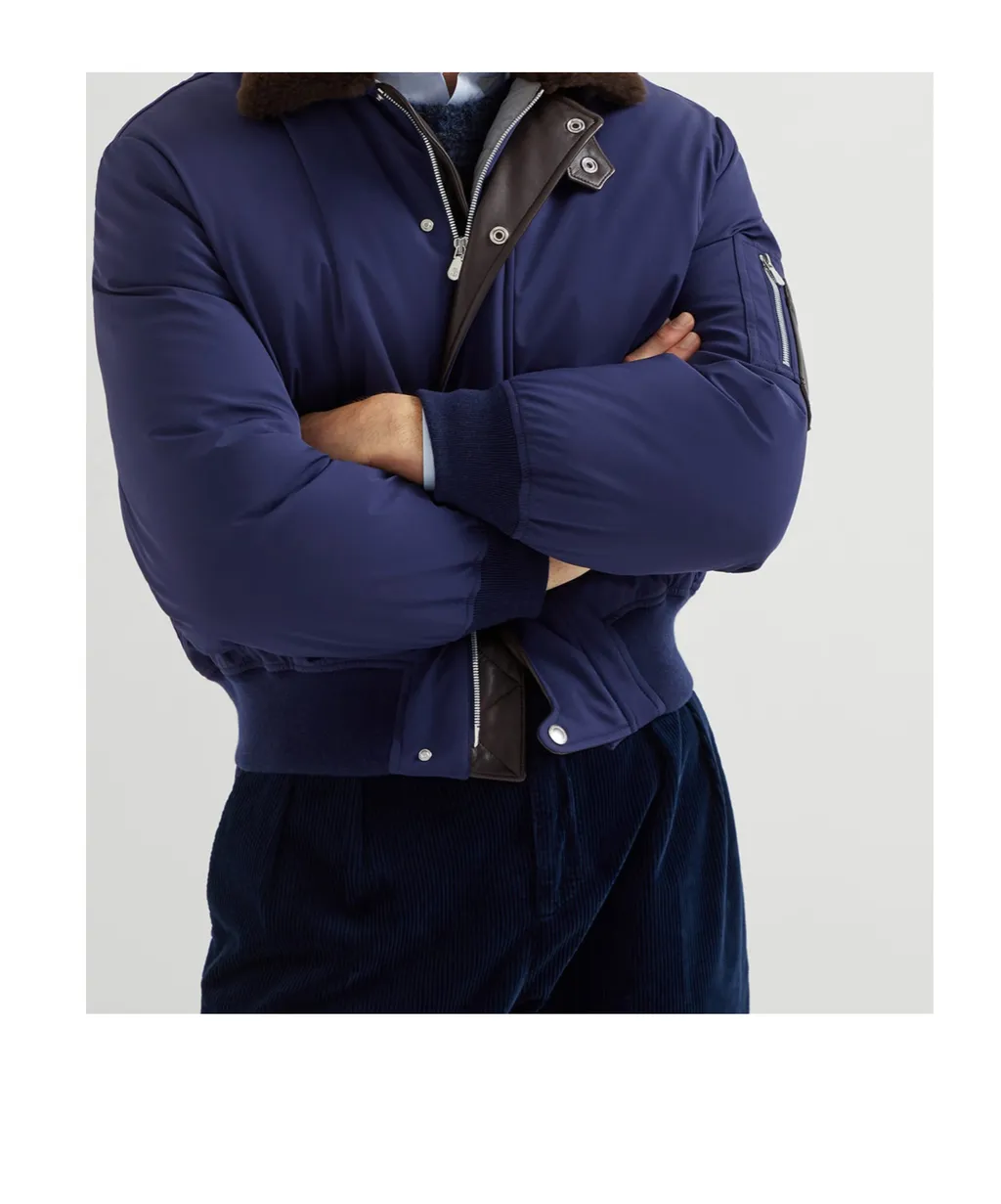 Puffer Bomber Jacket