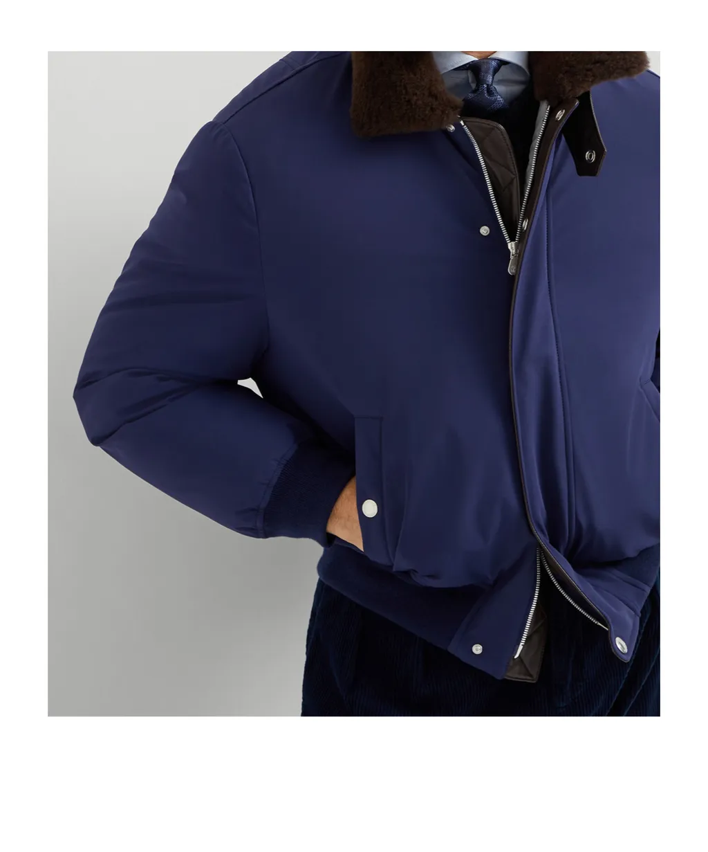 Puffer Bomber Jacket