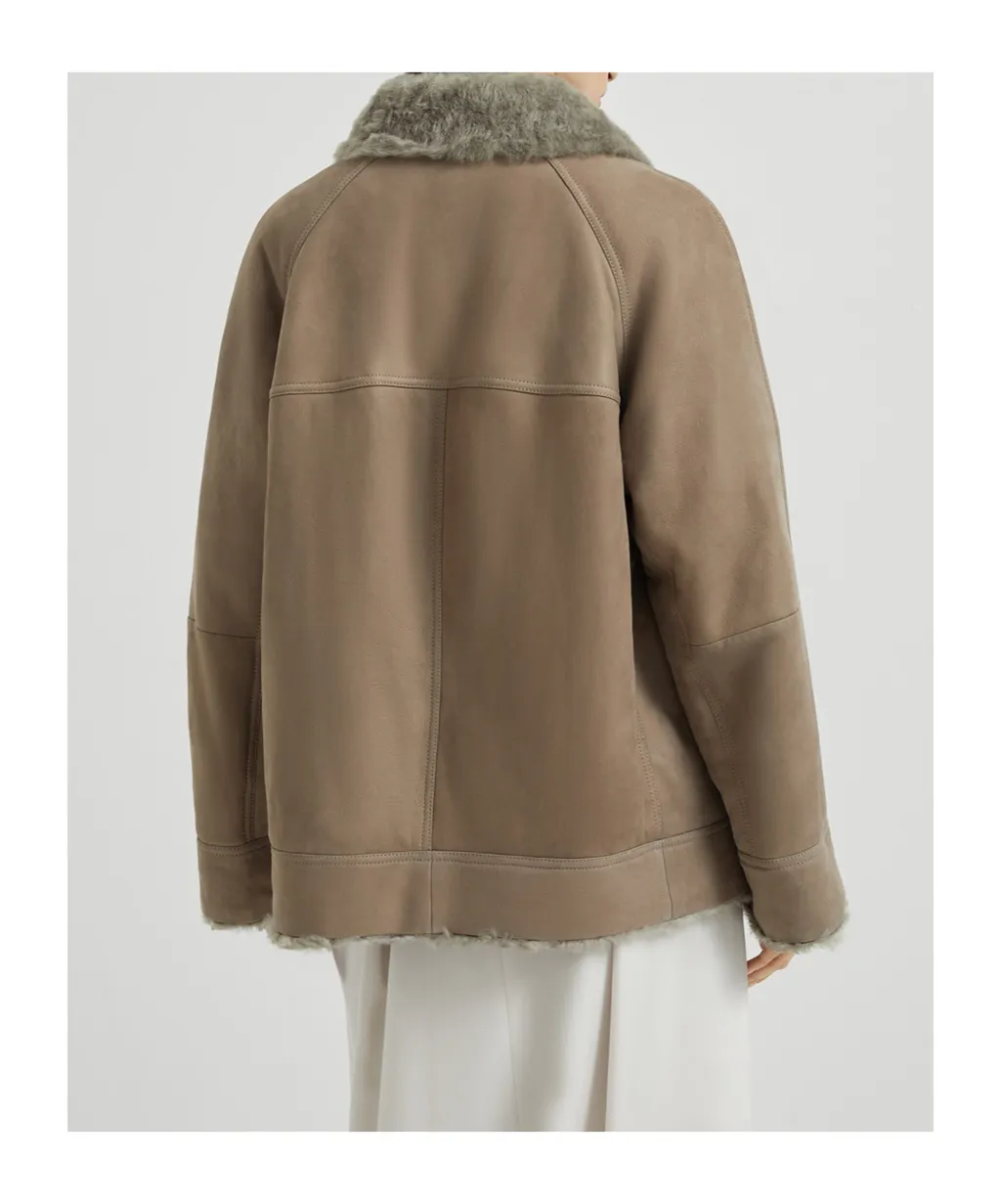 Fuzzy Outerwear Jacket